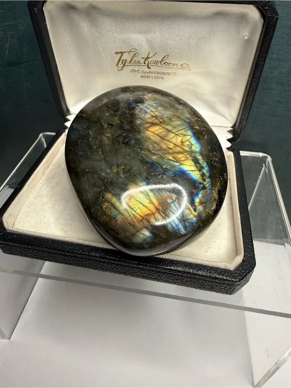 Polished Labradorite Stone w/ Vibrant Blue & Multicolor Flash
